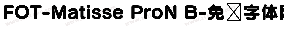 FOT-Matisse ProN B字体转换